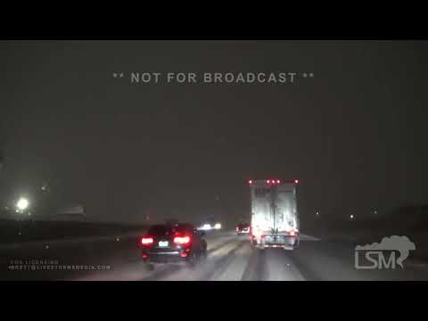 11-10-2022 Moorhead, MN - Interstate 94 ice - Snow packed - Traffic moving slow
