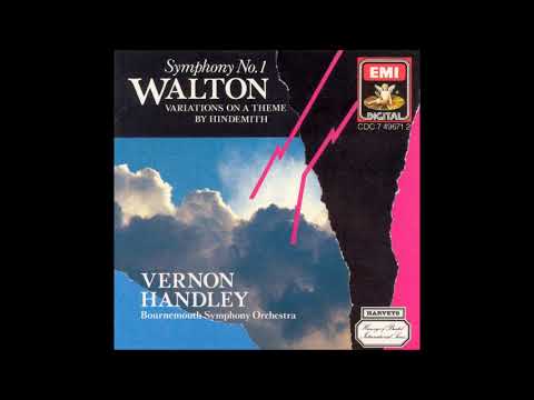 William Walton : Variations on a theme of Hindemith, for orchestra (1962-63)
