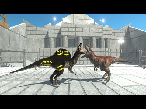 BATMAN SPINOSAURUS DEATH RUN - Animal Revolt Battle Simulator