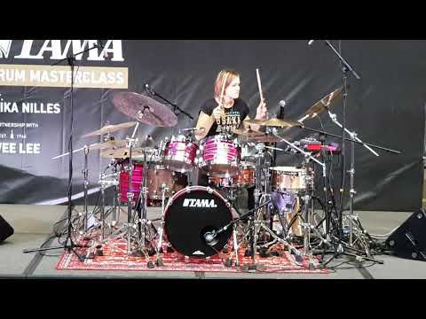 Anika Nilles - Orange Leaves (Live at Singapore - Tama Drum Materclass)