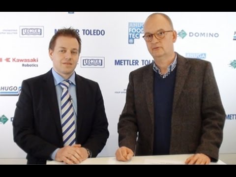 Anuga Foodtec 2015: Patrick Muff, Lechler, im Gespräch mit Lukas Lehmann