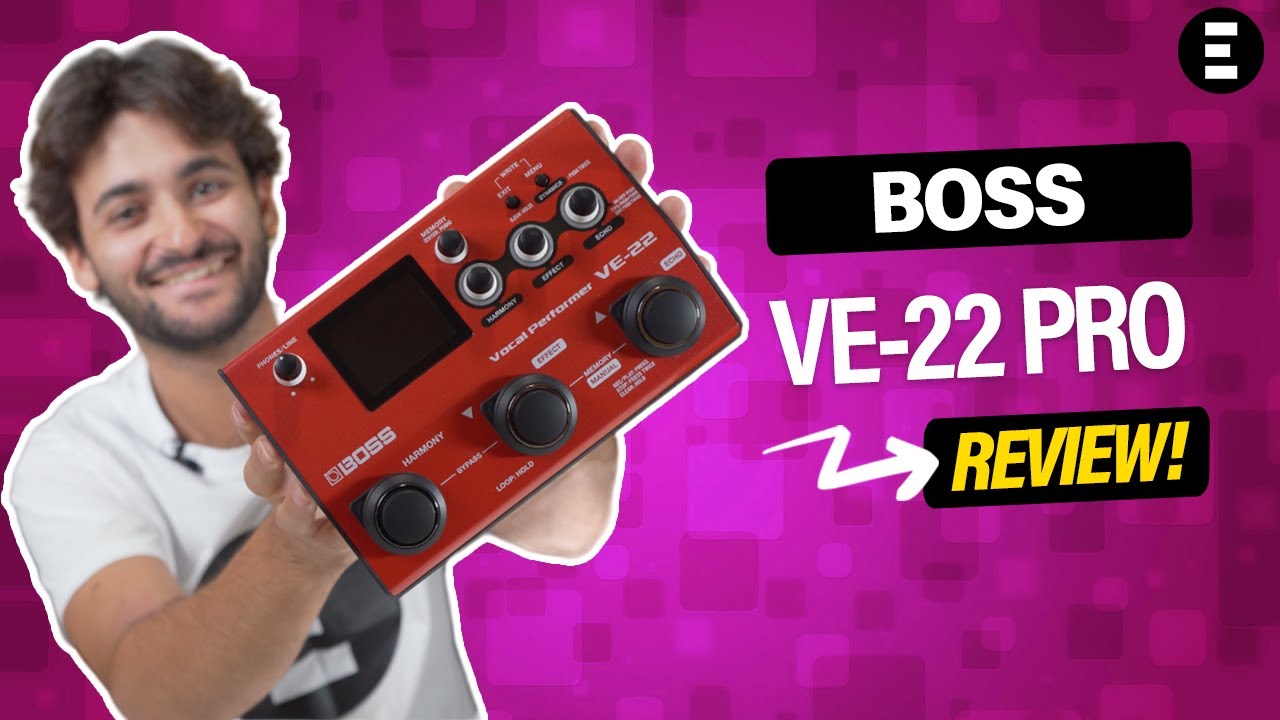 BOSS VE-22 VOCAL STAR Procesador multiefectos para vocalistas TOP