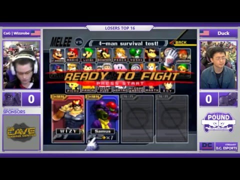 *Pound* 2016 - Top 32 Losers - CoG | Wizzrobe (Captain Falcon) vs. Duck (Samus)