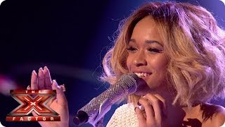 Tamera Foster sings The First Time Ever I Saw Your Face - Live Week 8 - The X Factor 2013