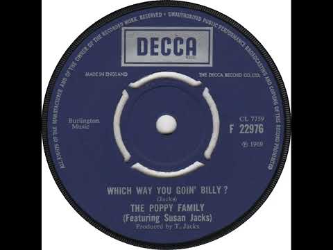 UK New Entry 1970 (151) The Poppy Family (Featuring Susan Jacks) - Which Way You Goin' Billy?