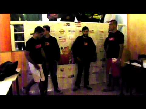 Pesagem do Detonic Fight 2 no Bar do Lago - Ouro Fino - MG