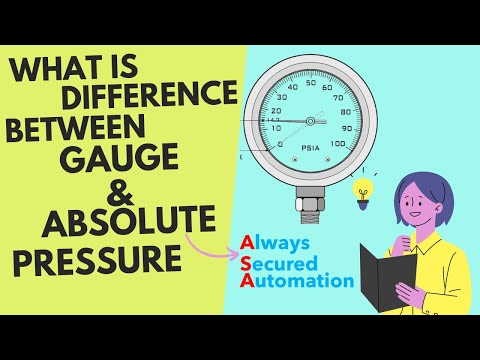 What is the Difference Between Gauge and Absolute Pressure