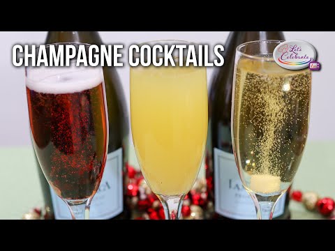 3 Champagne Cocktails for a Party