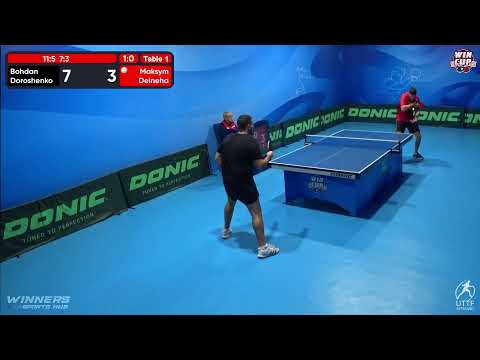20:00 Bohdan Doroshenko 3-0 Maksym Deineha West 3 WIN CUP 20.10.2022 | TABLE TENNIS WINCUP
