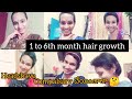 After Headshave Aparna S 1 To 6 Months Hair Growth Photos Aparna S Lifestyle