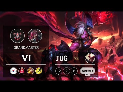 Vi Jungle vs Lee Sin - KR Grandmaster Patch 9.22