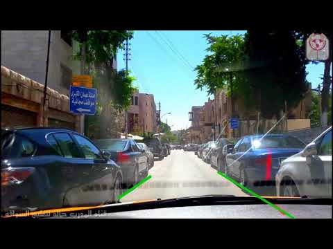 تعلم القياده في الشوارع الضيقه وتقدير البعد الجانبي عن السيارات