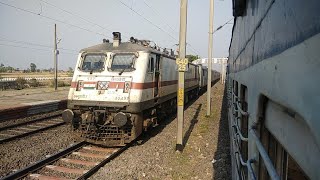preview picture of video 'Vskp Wap7 visits ECR with Purushottam Exp!!!'