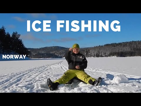 Isfiskeri efter rødding og bækørred i Norge