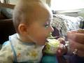 Micah Eating For First Time