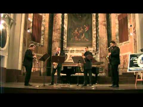 MAC SAXOPHONE QUARTET  Paesaggi (dedicato a MAC S.Q.) -P. Ros