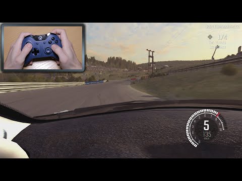 DiRT Rally [Xbox One] - RallyCross Controller Gameplay (PadCam)