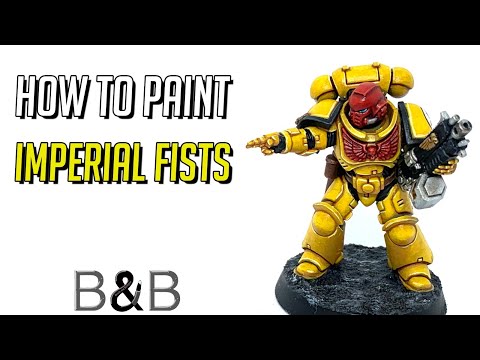 How to paint Imperial Fists