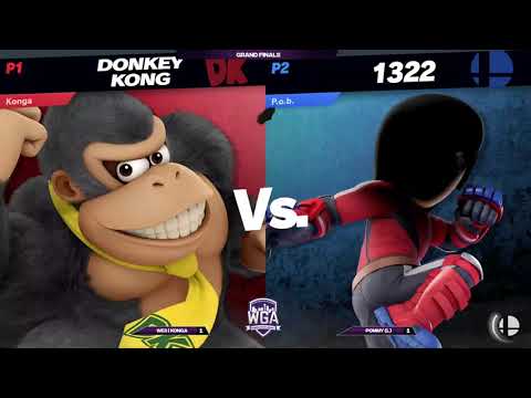 Konga (Donkey Kong) vs. Pommy [L] (Bayonetta, Mii Brawler) - WGA Colosseum 38 - Grand Finals