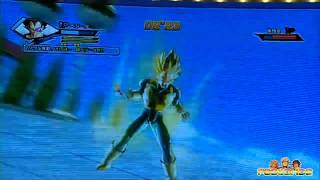 Super Vegeta contro Goku SSJ