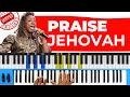 Beverly Crawford Praise Jehovah PIANO TUTORIAL Gospel Piano Tutorials