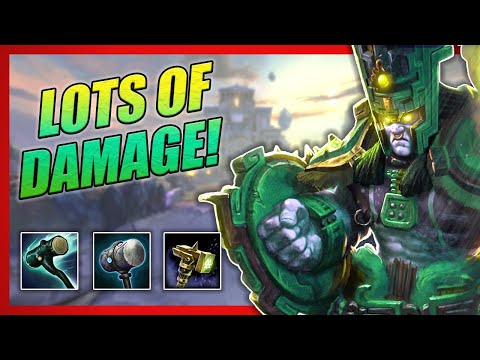 THE HAMMER BUILD ON CHAAC SOLO! - Smite Chaac solo
