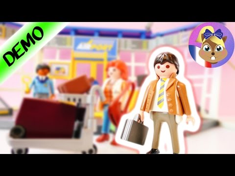 Construction aéroport Playmobil | Aéroport-City avec tour de contrôle 5338 | Unboxing et Démo