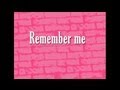 John Kano / Remember me / Lyrics