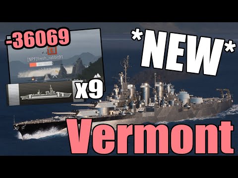 the "NEW" Vermont - Monster just got STRONGER - World of Warships