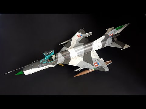 MiG-21MF Fishbed  Eduard  1/48 FULL BUILD VIDEO