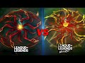 Dragon Lantern Zyra VS Mythmaker Zyra : Skin Comparison | LOL PC, Wildrift