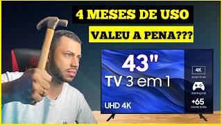 ????[4 MESES DE USO]???? TV SAMSUNG DE 43 POLEGADAS VALE A PENA? Smart TV 43” BARATA