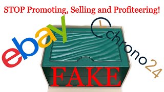Rolex Watches With Fake Rolex Boxes - STOP Promoting, Selling & Profiteering! eBay - Crono24 ...
