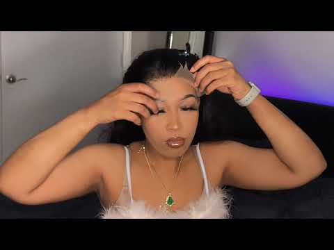 HD Lace Truly beginner frontal install  No Glue ft Rose Hair