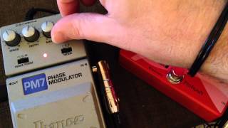 Video thumbnail for Ibanez PM7 Phase Modulator by Eric Hausmann