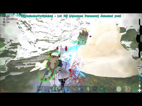The bullying of Glowtail Cave on Bloody Ark Survival Evolved.  Part 1 of 2 SOLO Raiding a FULL TRIBE