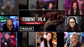 Chainsaw Horror Returns! 🪚🧟 Resident Evil 4 Remake Chainsaw Demo Trailer Reaction Mashup |