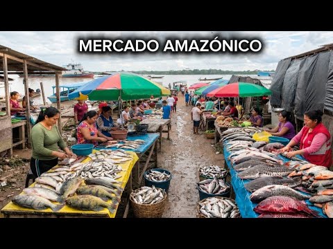 ASÍ ES LA VIDA REAL EN EL MERCADO DE ORELLANA 🇵🇪 | Selva Amazónica, Ucayali