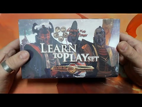 Legend Of The Five Rings - L5R - Learn To Play Set - HONOR AND TREACHERY - Unboxing