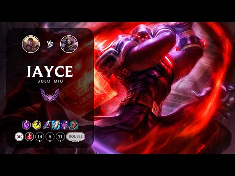 Jayce Mid vs LeBlanc - KR Master Patch 13.5