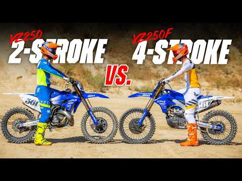 Yamaha YZ250 2-Stroke vs. YZ250F 4-Stroke — No-Expense-Spared Battle!