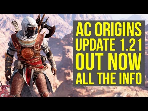 Assassin's Creed Origins Update 1.21 OUT NOW - For Honor DLC, Horde Mode & More (AC Origins 1.21) Video