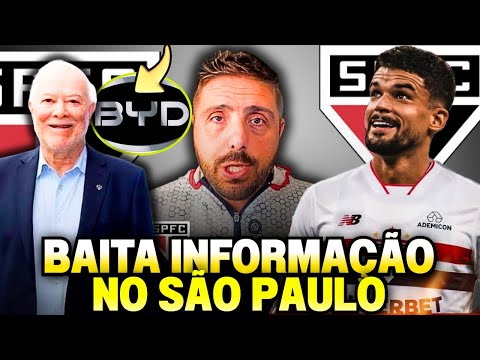 BOMBA🚨BYD NO SP? | NICOLA TRAZ ÓTIMAS NOTÍCIAS DO TRICOLOR NESTE SÁBADO AGITADO NO SÃO PAULO FC