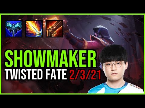 SHOWMAKER - TWISTED FATE vs KATARINA Mid - KR Challenger - Patch 11.3