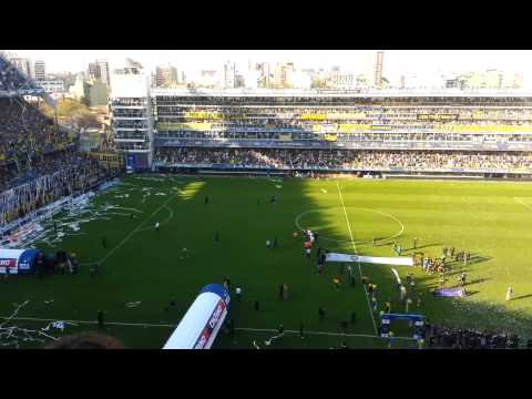 "Salida Boca vs RiBer - Superclásico 2013" Barra: La 12 &bull; Club: Boca Juniors