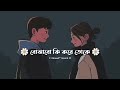 বোঝাবো কি করে তোকে Bojhabo Ki Kore Toke Slowed And Reverb Bengali Lofi