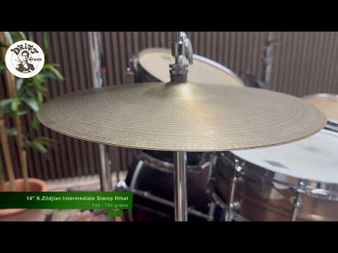 14" K. Zildjian Intermediate Stamp Hihat 730/780gr (VIDEO) image 22