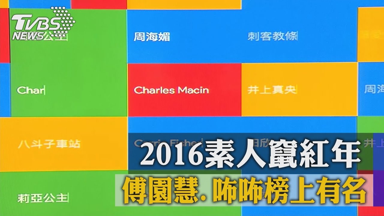 2016素人竄紅年 傅園慧、咘咘榜上有名