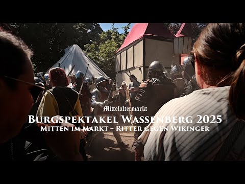 Mitten im Markt – Ritter gegen Wikinger beim Burgspektakel Wassenberg