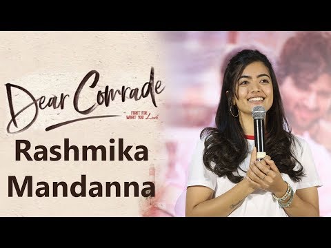 Rashmika Mandanna About Dear Comrade At Success Meet